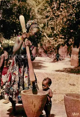 AK / Ansichtskarte Typen Afrika Pilage du Mil 