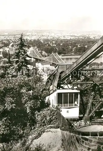 AK / Ansichtskarte Bergbahn Dresden Loschwitzhoehe  Kat. Bergbahn