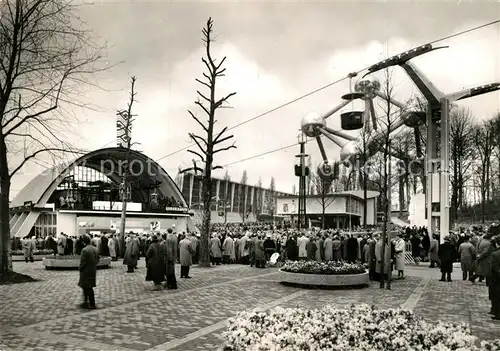 AK / Ansichtskarte Exposition Universelle Bruxelles 1958 Rond Point de l Etoile Kat. Expositions