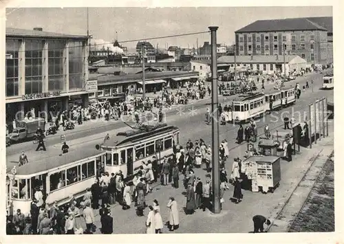 AK / Ansichtskarte Strassenbahn Dortmund Hauptbahnhof  Kat. Strassenbahn