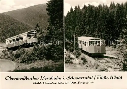 AK / Ansichtskarte Bergbahn Oberweissbach Schwarzatal  Kat. Bergbahn