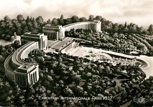 AK / Ansichtskarte Exposition Internationale Paris 1937 Palais du Trocadero  Kat. Expositions