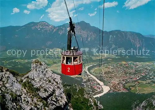 AK / Ansichtskarte Seilbahn Predigtstuhl Bad Reichenhall Hochstaufen  Kat. Bahnen