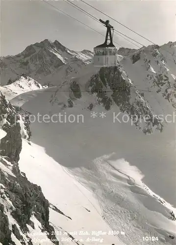 AK / Ansichtskarte Seilbahn Valluga Hoher Riffler Walfagehrjoch Arlberg  Kat. Bahnen