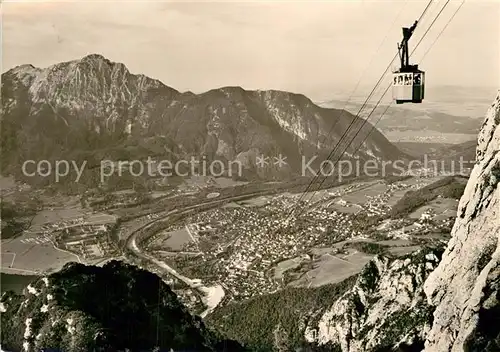 AK / Ansichtskarte Seilbahn Predigtstuhl Bad Reichenhall  Kat. Bahnen