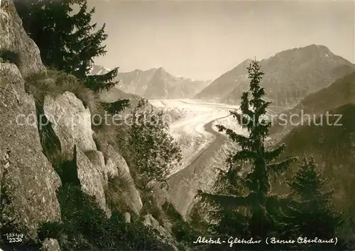AK / Ansichtskarte Foto Popp Nr. 2338 Aletschgletscher Berner Oberland  Kat. Fotografie