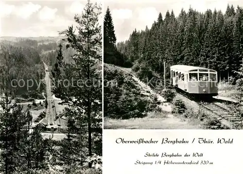 AK / Ansichtskarte Bergbahn Oberweissbach  Kat. Bergbahn