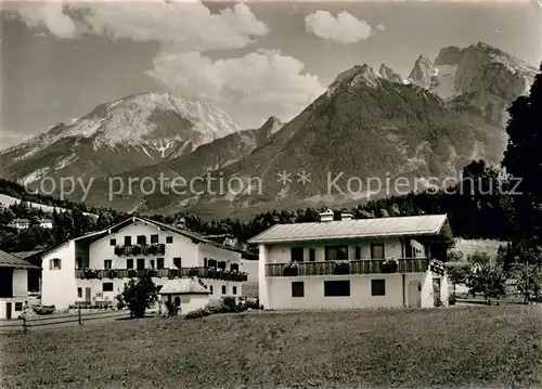 AK / Ansichtskarte Ramsau Berchtesgaden Gaestehaeuser Taubenseehof  Kat. Ramsau b.Berchtesgaden