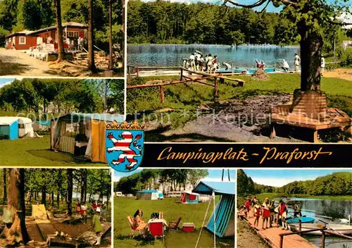 AK / Ansichtskarte Huenfeld Campingplatz Praforst Kat. Huenfeld