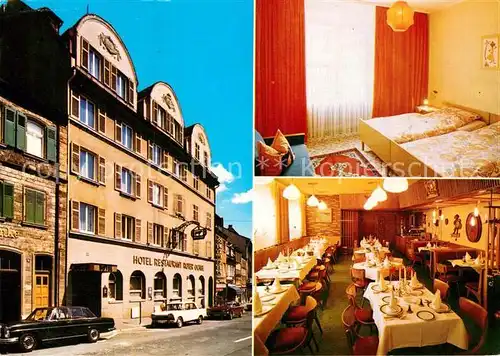 AK / Ansichtskarte Schweinfurt Hotel Roter Ochsen Kat. Schweinfurt