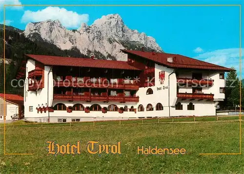AK / Ansichtskarte Haldensee Hotel Tyrol Kat. Oesterreich
