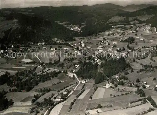 AK / Ansichtskarte Haeusern Hoechenschwand Fliegeraufnahme Blick auf Sankt Blasien