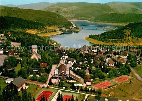 AK / Ansichtskarte Schulenberg Oberharz Fliegeraufnahme mit Okertalsperre Kat. Schulenberg im Oberharz