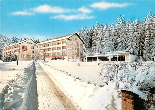 AK / Ansichtskarte Villingen Schwenningen Haus Zeidler Kneippsanatorium im Winter  Kat. Villingen Schwenningen