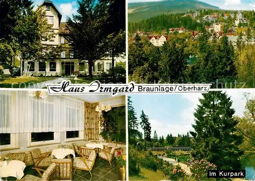 AK / Ansichtskarte Braunlage Haus Irmgard Kurpark Kat. Braunlage Harz