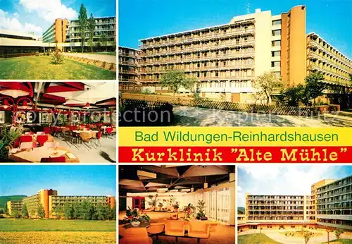 AK / Ansichtskarte Reinhardshausen Kurklinik Alte Muehle Details Kat. Bad Wildungen