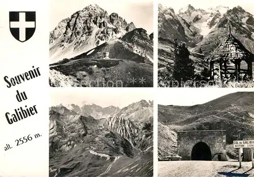 AK / Ansichtskarte Col du Galibier Gebirgspanorama Tunnel