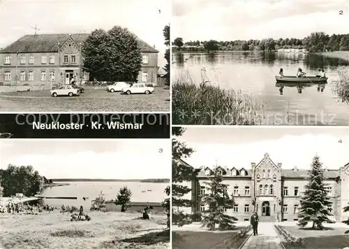 AK / Ansichtskarte Neukloster Mecklenburg HO Gaststaette See Badestrand Reha Zentrum Kat. Neukloster Mecklenburg