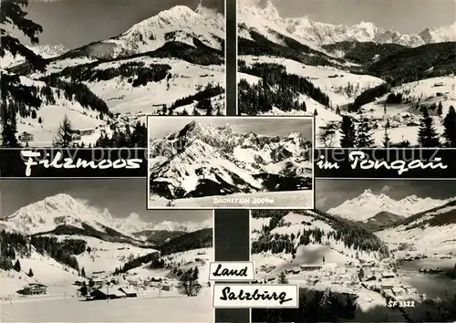 AK / Ansichtskarte Filzmoos Landschaftspanorama Dachsteingebirge im Winter Kat. Filzmoos