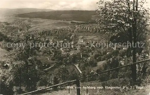 AK / Ansichtskarte Klingenthal Vogtland Blick vom Aschberg  Kat. Klingenthal Sachsen