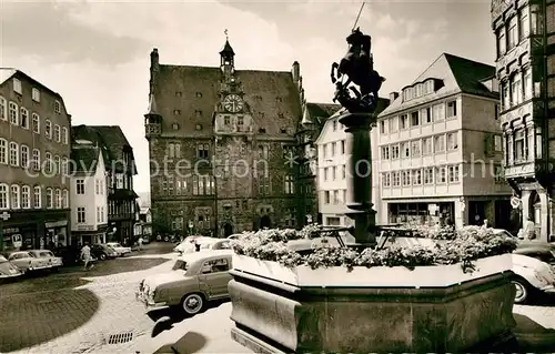 AK / Ansichtskarte Marburg Lahn Marktplatz Kat. Marburg