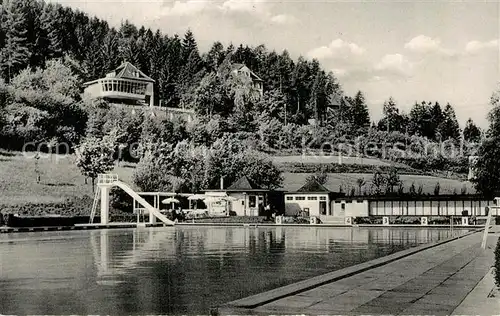 AK / Ansichtskarte Bad Driburg Freibad Cafe Falkenhoehe  Kat. Bad Driburg