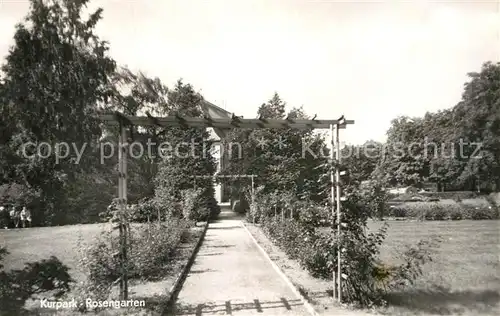 AK / Ansichtskarte Jonsdorf Kurpark Rosengarten Kat. Kurort Jonsdorf