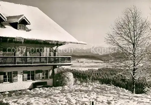 AK / Ansichtskarte Isny Allgaeu Berghotel Jaegerhof Kat. Isny im Allgaeu