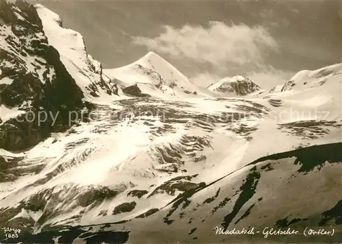 AK / Ansichtskarte Foto Popp Nr. 1885 Madatsch Gletscher Ortler Kat. Fotografie