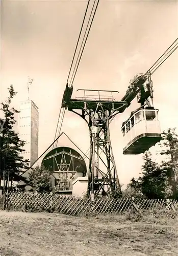 AK / Ansichtskarte Seilbahn Fichtelberg Oberwiesenthal  Kat. Bahnen