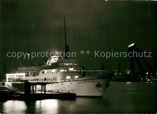 AK / Ansichtskarte Motorschiffe Wappen von Hamburg  Kat. Schiffe