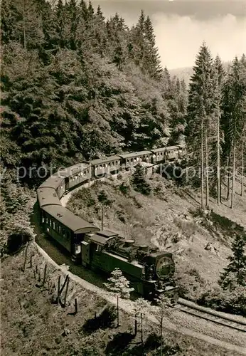 AK / Ansichtskarte Lokomotive Harzquerbahn  Kat. Eisenbahn