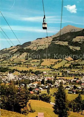 AK / Ansichtskarte Seilbahn Kitzbuehel Kitzbuehler Horn  Kat. Bahnen