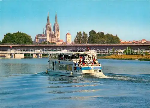 AK / Ansichtskarte Motorschiffe Ludwig der Kehlheimer Regensburg Kat. Schiffe