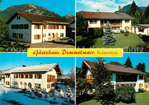 AK / Ansichtskarte Ruhpolding Gaestehaus Demmelmair  Kat. Ruhpolding