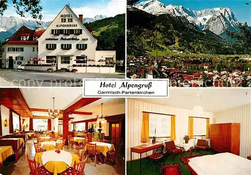 AK / Ansichtskarte Garmisch Partenkirchen Hotel Alpengruss Kat. Garmisch Partenkirchen