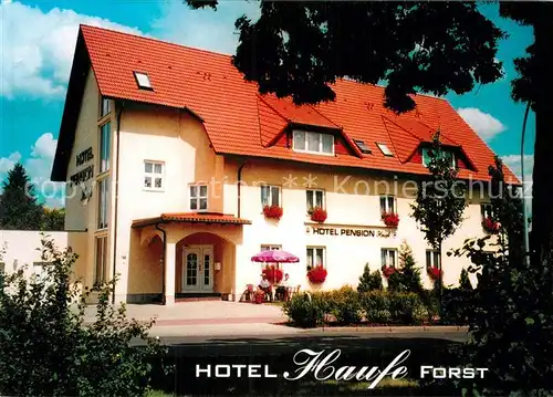 AK / Ansichtskarte Forst Lausitz Hotel Pension Haufe Kat. Forst Lausitz