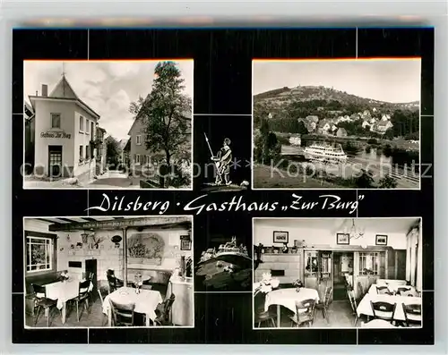 AK / Ansichtskarte Dilsberg Gasthaus zur Burg Kat. Neckargemuend