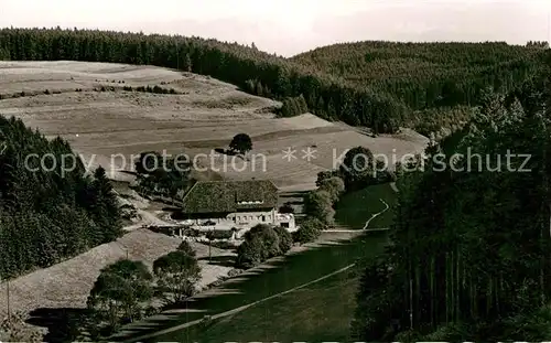 AK / Ansichtskarte Grafenhausen Schwarzwald Hotel Pension Schluechtmuehle Kat. Grafenhausen