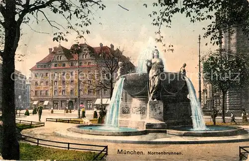 AK / Ansichtskarte Muenchen Nornenbrunnen Kat. Muenchen