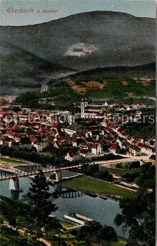 AK / Ansichtskarte Eberbach Neckar Gesamtansicht  Kat. Eberbach