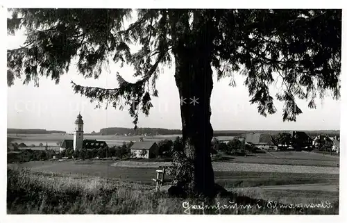 AK / Ansichtskarte Grafenhausen Schwarzwald Teilansicht mit Kirche Kat. Grafenhausen