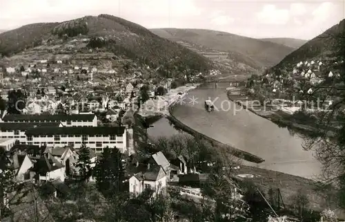 AK / Ansichtskarte Eberbach Baden Teilansicht  Kat. Eberbach