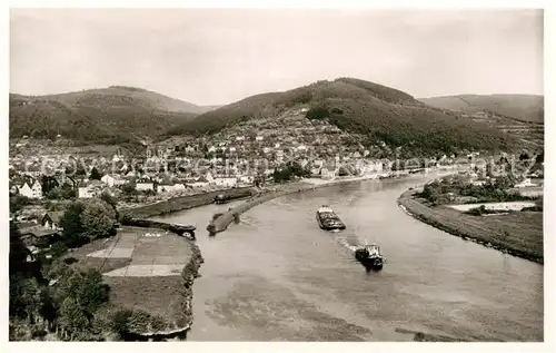 AK / Ansichtskarte Eberbach Neckar Panorama  Kat. Eberbach