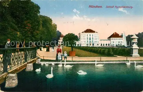 AK / Ansichtskarte Muenchen Schloss Nymphenburg Kat. Muenchen