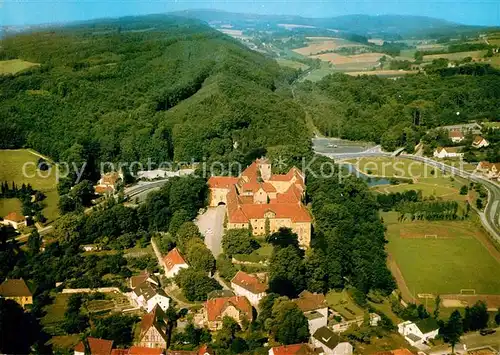 AK / Ansichtskarte Bad Iburg Fliegeraufnahme mit Schloss Kat. Bad Iburg