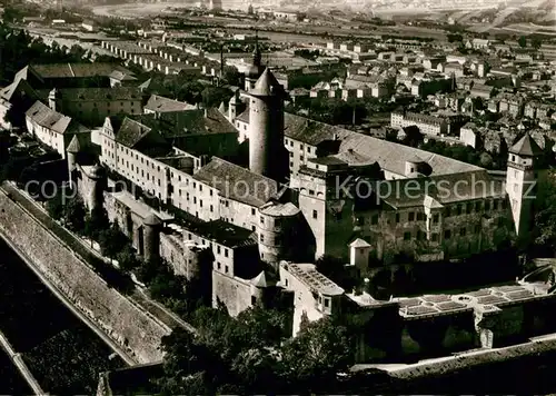 AK / Ansichtskarte Wuerzburg Festung Marienberg Fliegeraufnahme Kat. Wuerzburg