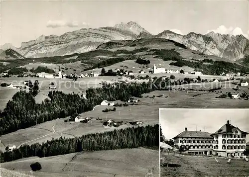 AK / Ansichtskarte Hemberg SG Alpenpanorama Kurhaus Pension Alpenblick