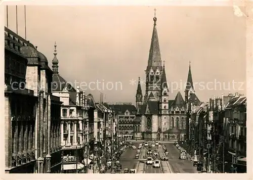 AK / Ansichtskarte Berlin Tauentzienstrasse Kaiser Wilhelm Gedaechtniskirche Kat. Berlin