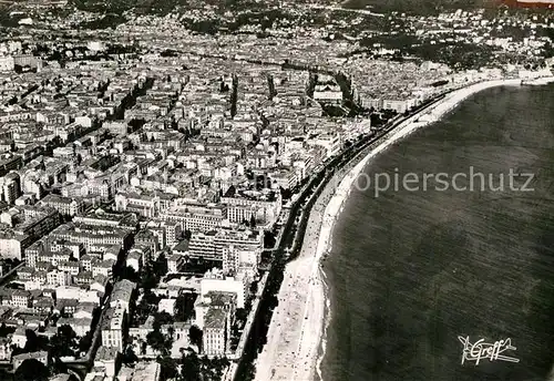 AK / Ansichtskarte Nice Alpes Maritimes Fliegeraufnahme Promenade des Anglais  Kat. Nice